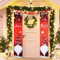IWTBNOA Frohe Weihnachten Banner, 2 Stück Merry Christmas Banner, Weihnachtsdekorationen VerandaSchild, Weihnachten Banner für Xmas, Hängend Weihnachten Deko Indoor Outdoor Tür Display Dekorationen