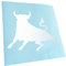 Kiwistar - Autoaufkleber - Mattweiss - 13x10cm Stier Toro bull - Heckscheibe Auto Aufkleber wetterfest für Kfz LKW Mofa Truck - Sticker außen selbstklebend Tuning Zubehör für Fenster Fahrzeug Scheibe