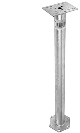 DMX - PWM/PWF-Sockelerweiterung, aus Stahl, zum einschlagen - PWC, 190x140x1000 mm - Feuerverzinkung - für Stützenfuß, Pfostenträger, Pfostenanker