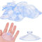 AccEncyc Ventosa de vidrio de 65 mm, ventosas de PVC transparente, soporte de ventosa sin ganchos, para baño, pared, puerta, ventana, pantalla de coche (12 unidades)