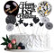 Jxuzh Tortendeko 65 Geburtstag Schwarz Kuchen Topper Cake Topper 65 Kuchendeko Geburtstag Happy 65 Birthday Kuchen Deko 65 Geburtstag Männer Tortendeko 65 Geburtstag Frau 65. Geburtstag Kuchen Deko
