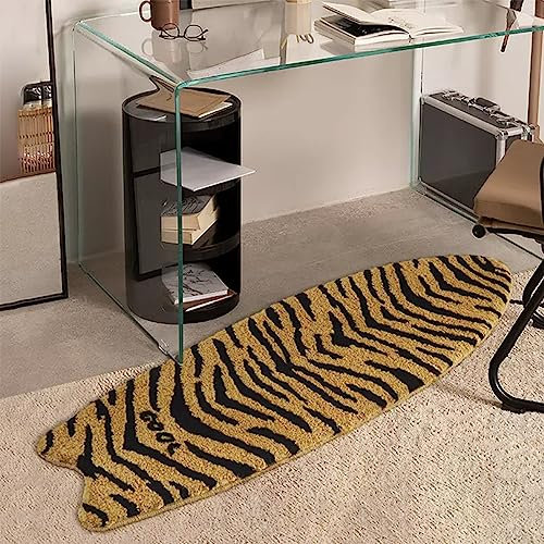 Surfbrett-Teppich, 130 cm, für den Innenbereich, Nachttisch, niedlich, weich, für Schlafzimmer, Heimdekoration (B)