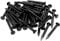 50pcs Hardware Nails 1 inch Length,Carbon Steel Point Tip Wall Cement Masonry Nail,Woodworking Nails,Concrete Nails,Black 25 mm