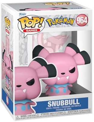 Funko POP! Games: Pokemon - Snubbull | Offizielles Gaming Merch - Vinyl Sammelfigur als Regal Deko - Geschenkidee zum Geburtstag für Fans und Sammler