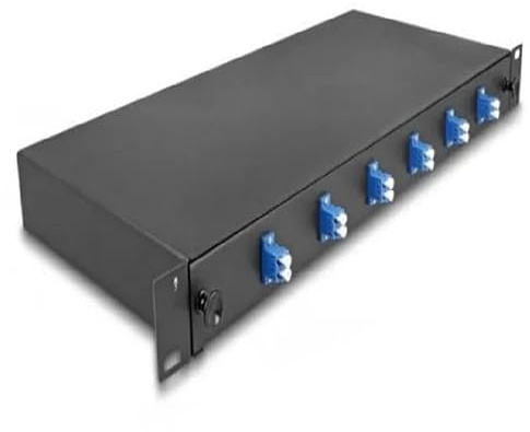 DeLOCK 6 x LC Duplex OS2 1U Glasfaser-Spleißdose, vollständig montiert, spleißfertig. Marke: