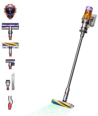 Dyson V12-2023, Cordless Stick Vacuum-60 Minutes Run Time-Nickel