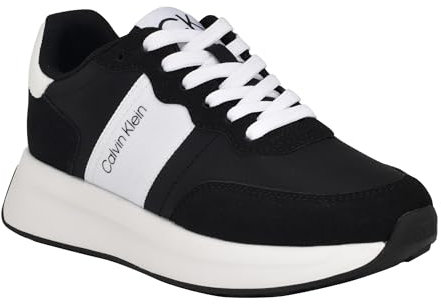 Calvin Klein Damen Hallie Sneaker, Schwarz 001, 38 EU