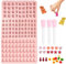 HONGECB Moules à Forme de Oursons, Moules à Bonbons à Gummy, Réutilisable Moule Gummies, Moules à bonbons en silicone, avec 3 Compte-gouttes, pour Faire Bonbons Gommeux Gelée Chocolat, 3Pièces