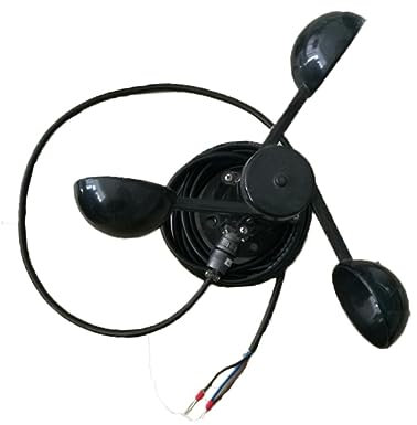 CAXUSD Windsensor-anemometer 3-tassen-windmesser 485-signalausgang Messbereich 0-32,4/s Stromversorgung 7-24v Ausgangssignal 4-20 Ma