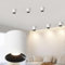 ZMH Aufbaustrahler LED Deckenspots Weiß - Aufbauspot Rund 7W Modern Klein Deckenleuchte Aufputz Warmweiß 3000K Flach Deckenstrahler Spots Deckenlampe Aufbau Spotleuchte für Flur Küche Esszimmer
