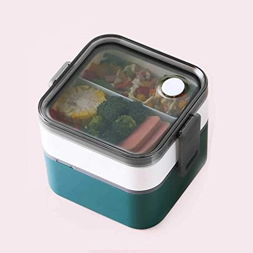 Gerrit Lunch Box portatile multi-griglia Lunch Box per microonde adatto per utensili da cucina per stoviglie da ufficio