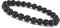 Unique Gems Buddha Herren Perlenarmband echter schwarzer Onyx Ø 8mm Energiearmband Kugelarmband elastisch 19cm bis 22cm Juweliers Qualität