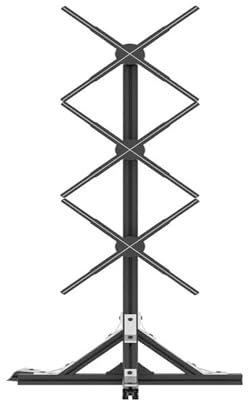 Ventaglio olografico, 50cm/19.7in 3D Ologramma Proiettore Fan Pubblicità Display Stand Led Segno Lampada Olografica Lettore 3D Fan Stand Supporto Giunzione Videoproiettore