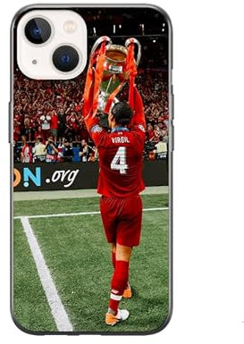 Liverpool Virgil VVD Hard Silicone Rubber Phone Case Cover for iPhone 7 8 XR 11 12 13 14 SE (choose your phone model in order details) (iPhone 15)