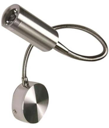 Artibetter 3W 85 265V Flexible Arm LED Wandleuchte 360° Drehbare Leselampe Für Das Schlafzimmer Warmweiß Ohne Schalter Ideale Wandlampe Für Gemütliches Lesen Und Entspannen