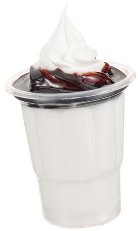 ifundom Simuliertes Eiscreme Modell PVC 13,5cm Dessert Deko Fotorequisite Für Vitrine Und Ausstellung