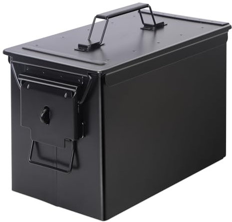 RC Car Battery Storage Box, Metal storage box suitable for RC lithium batteries, Fireproof/Waterproof/portable/large capacity battery storage boxes (Black-330 * 185 * 228mm)