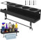 shuhauk Spray Paint Storage Rack, Wooden Organizer Paint Bottles Display Rack, Spray Can Wall Mounted Shelf | Powder Coating Spray Can Holder for Paper Towel, Aerosol Tank, Spray Can, Paint Bottle