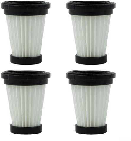 Lot De 4 Filtres HEPA Pour Aspirateur Sans Fil, Pour Foxnovo 13KPA, Pour Invictus One 1.0, X7/2.0, Pour Moosoo K12 K12 Pro K13, Filtre De Rechange Pour Aspirateur Cylindrique