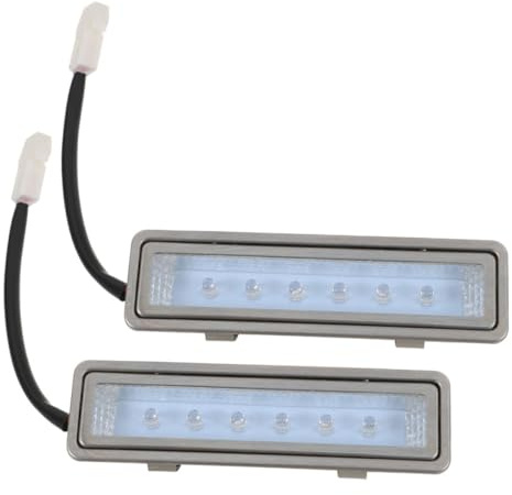 Gatuida 2pcs 12v Led Light Bulbs for Range Hood Cool White Replacement, Energy Saving Led Appliance Bulbs Compatible Integrated Stoves and Kitchen Ventilation