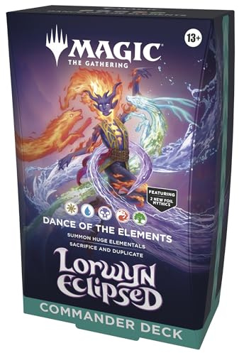 Magic: The Gathering Lorwyn eclipsado - Mazo de Commander | Danza Elemental (Versión en Inglés)