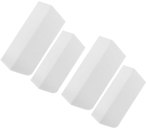 HEALSOPTHY 4 Stück Teiliges Schaumstoffblock Bastelarbeiten Rechteckige DIY Modellierblöcke in Zwei Leichter Weißer Hartschaum für Kreative Schulprojekte und Dekoration