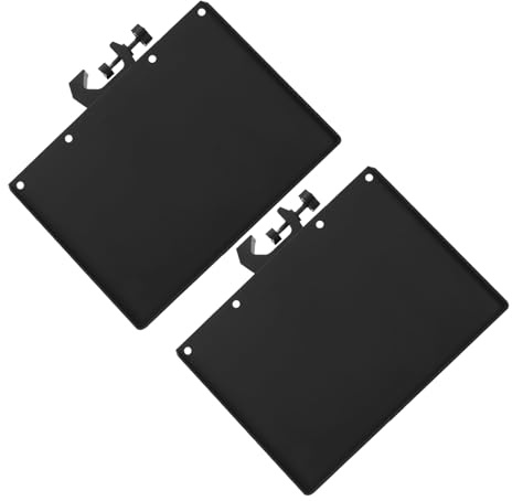 Healeved Abs Mikrofonhalterung und Ablage 2 Stück mit Verstellbarem Winkel Schwarzes Mikrofonständer Zubehör für Soundkarte für Live Übertragungen