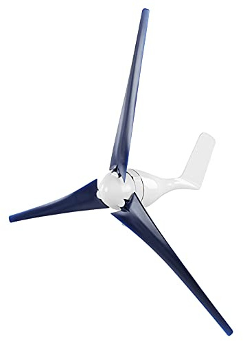 FTVOGUE Generatore di Eoliche, Aerogeneratore in Plastica in Lega con Controller, Mini Generatore Eolico a 3 Pale da 300 W 12 V, Ruota Eolica da 1,2 M per Uso Fuori Rete per Barche Agricole