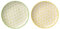Bloomingville Assiettes à Dessert Isabella - Plate à Gâteau Couleur ø 20 cm, Vert Jaune, Céramique, Lot de 2