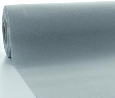 Sovie HORECA Linclass Airlaid Tischdeckenrolle Grau - Tischdecke 118cm x 25m - Einfarbige Papiertischdecke Rolle - Ideal für Party & Hochzeit