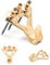 100 lb Picture Hangers, 10 Pack with Nails - Picture Hanging Hooks, Picture Hanging Hardware, Frame Hooks or Hangers, Heavy Duty Picture Hangers, Mirror Hanger - for Drywall and Plaster