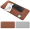 CHIHEIN Schreibtischunterlage, [95 cm x 40 cm] PU Leder Wasserdicht rutschfeste Schreibunterlage Desk Mat Multifunktionale Schreibtischmatte für Büro und Zuhause, Doppelseitig Nutzbare | Braun/Grau