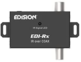 EDISION Extension IR Receiver over Coax EDI-Rx, extra IR control TV point by coaxial cable, with SET IR EXTENDER KIT OVER COAX EDI-TxRx