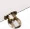 PHOEWON Strong Magnetic Door Stopper Metal Door Stop Heavy Duty Door Catch with 3M Self Adhesive Conceal Screws Floor Mounted, 2pcs,Bronze