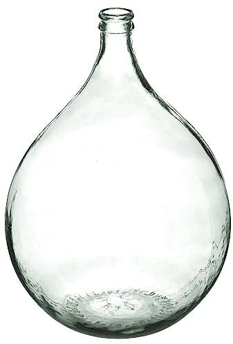 Atmosphera - Vase Dame Jeanne - Verre recyclé - Transparent - H56 cm