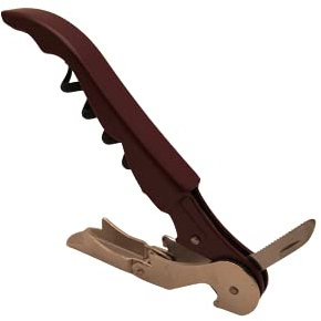 Korkenzieher/Kellnermesser für linkshändige. Pulltap's Classic 500 (Bordeaux)