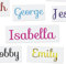 Personalised Name/Word Vinyl Stickers - 2 Height Options 21 Beautiful Colours. Perfect for Weddings Glass Box Wine Bottles Label Decal, Either 1inch or 1.5inch Height, Width Will Vary