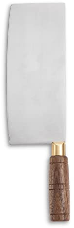 Helen's Asian Kitchen Chinese Chef Knife Vegetable Cleaver, Japanese Carbon Steel, 8-Inch Blade