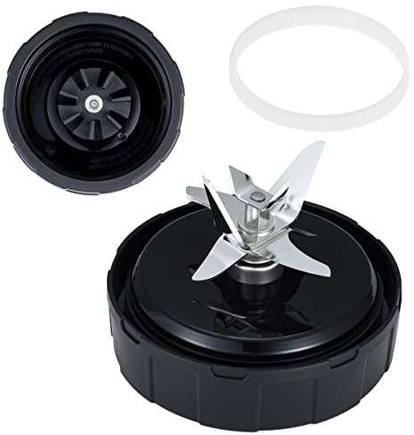 [New Model- Stainless Steel] Blade Replacement for Ninja SS351 Foodi, SS151 TWISTi DUO, SS401, SS101 Blender (7 Fins).