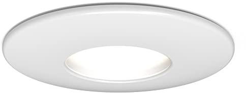 4lite Fire-Rated Indoor Downlight (Matt White) GU10 LED Spotlight with IP20 Rating - 4L1/2204-4yr Guarantee