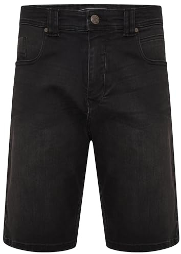 Denim Shorts Stretch Fabric Regular Side and Back Pockets Casual Belt Loops Kingsize Pants 40-60 Waist Dark Used/Black Used (VIGO2)