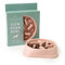 Dragonfly, Slow Down Slow Feeder Dog Bowl (Pink)