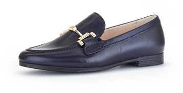 Gabor Damen Slipper, Frauen Slip On,Moderate Mehrweite (G),schluepfschuhe,College Schuhe,Businessschuhe,Slip-ons,Midnight (Gold),40.5 EU / 7 UK