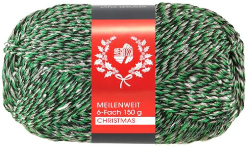 MEILENWEIT Merino 6-fach 150g CHRISTMAS 324 - Christmas Snow Flake