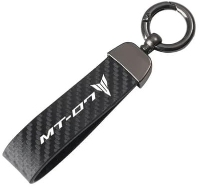 GUYFAM Porte-clés en cuir pour moto Y-amaha MT01 MT09 MT07 MT10 MT03 MT 09 07 03 10 MT-09 MT-07 MT-10 MT-03 TRACER 900 700 GT