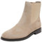 Tommy Hilfiger Donna Stivaletti Chelsea Flag Suede Piatti, Beige (Beige), 39