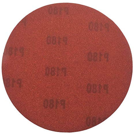 5 Stück 7 Zoll 180 mm Schleifscheiben Haken & Schleifen-Trockenschleifpapier Körnung 120/180/240/320 zum Polieren und Schleifen von Schleifwerkzeugen, 180