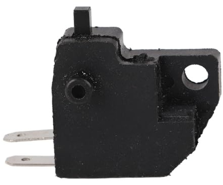 Segrehy Interruptor de Freno Derecho Universal para Moto, Interruptor de Luz de Freno con Botón, Fácil Instalación, Compatible con Suzuki, ATV, Dirt Bike, Uso en Offroad, Reparación DIY