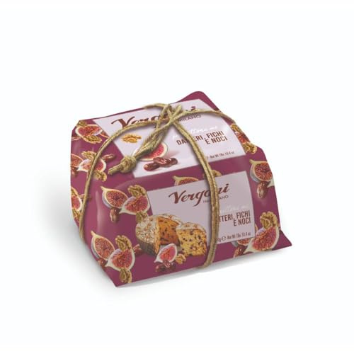 Vergani Panettone Pan Glassato con Datteri fichi e noci