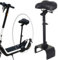 Generisch Niu KQi3 Elektroroller-Sattel | Verstellbarer E-Bike Stoßfester Sattel | Erwachsene & Jugendliche | Schwarz